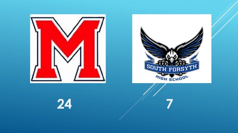 Milton takes control of the Region 5 – 7A race with a convincing 24-7 victory over South Forsyth. Catch the REPLAY HERE. Milton takes control of the Region 5 – 7A race with a convincing 24-7 victory over South Forsyth. Catch the REPLAY HERE.